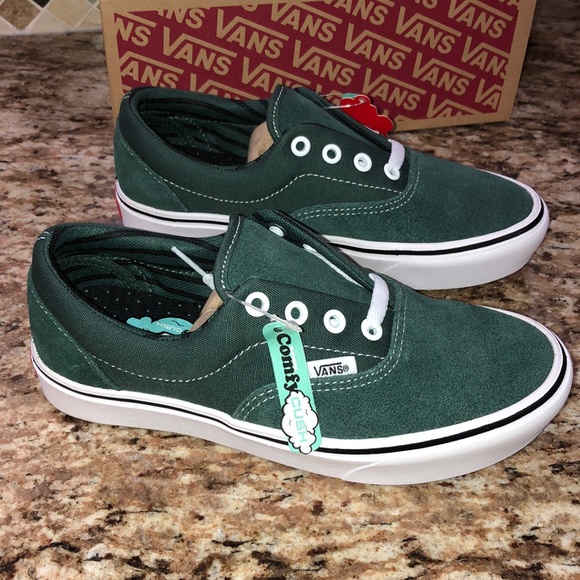 vans comfycush era green